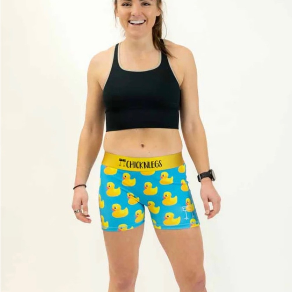 Women's Rubber Ducky 3" Compression Shorts